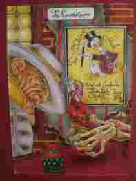 Herbstmädchen, Zeichnung von Sebastian Misseling, Freidenker Galerie, Sprüche zum Nachdenken