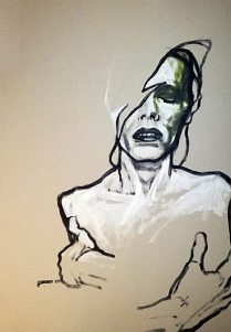 David Bowie, Porträt von Nikolaus Pessler, Freidenker Galerie, schöne Sprüche und Zitate