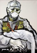 Joseph Beuys, moderne Kunst, Porträt von Nikolaus Pessler