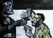 Hitler, moderne Kunst, Porträt von Nikolaus Pessler