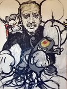 Erdogan Porträt von Nikolaus Pessler